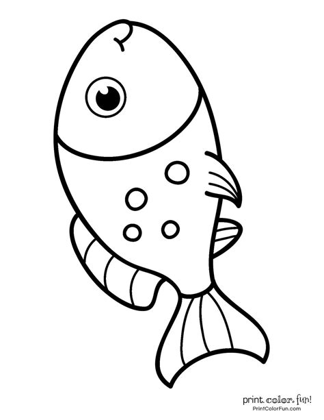 printable fish pictures|140+ free fish coloring pages & color clipart: Swim through a sea .